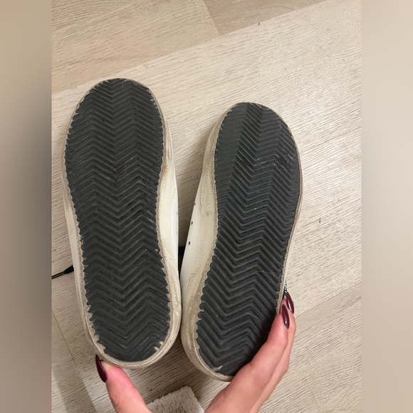 Golden Goose Superstar Leather sneaker with glitter and leopard print heel - Picture 4 of 11